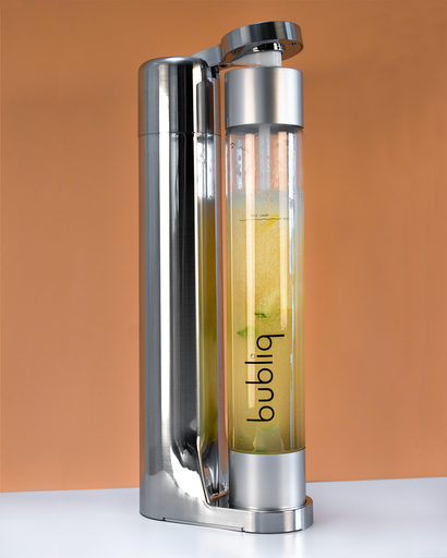 Bubliq Wassersprudler silber