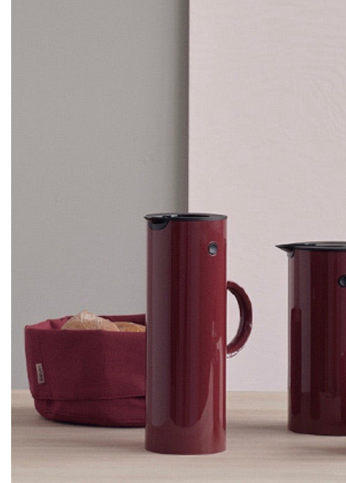 Brottasche, groß,  warm maroon