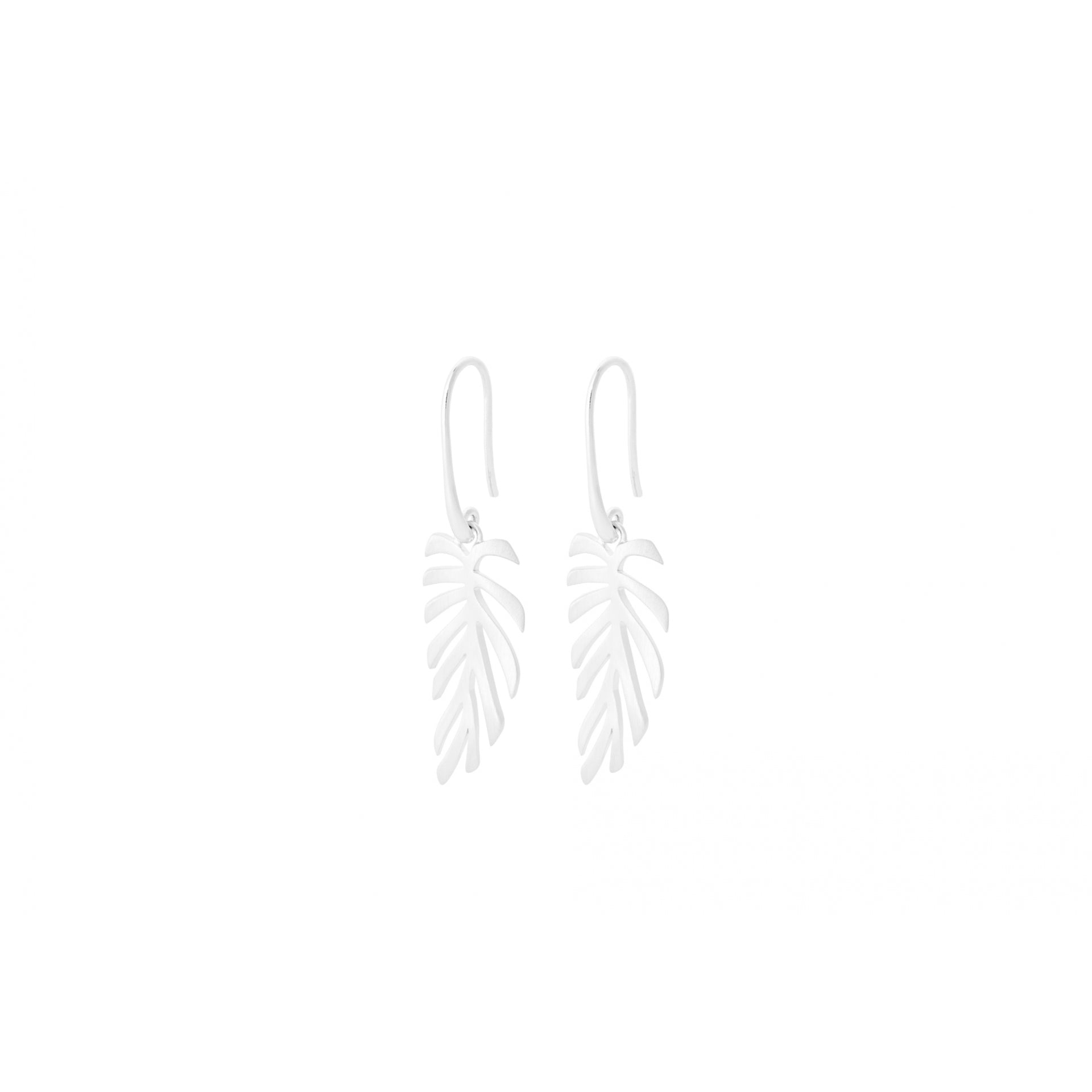 Fern Leaf Earhooks 42 mm