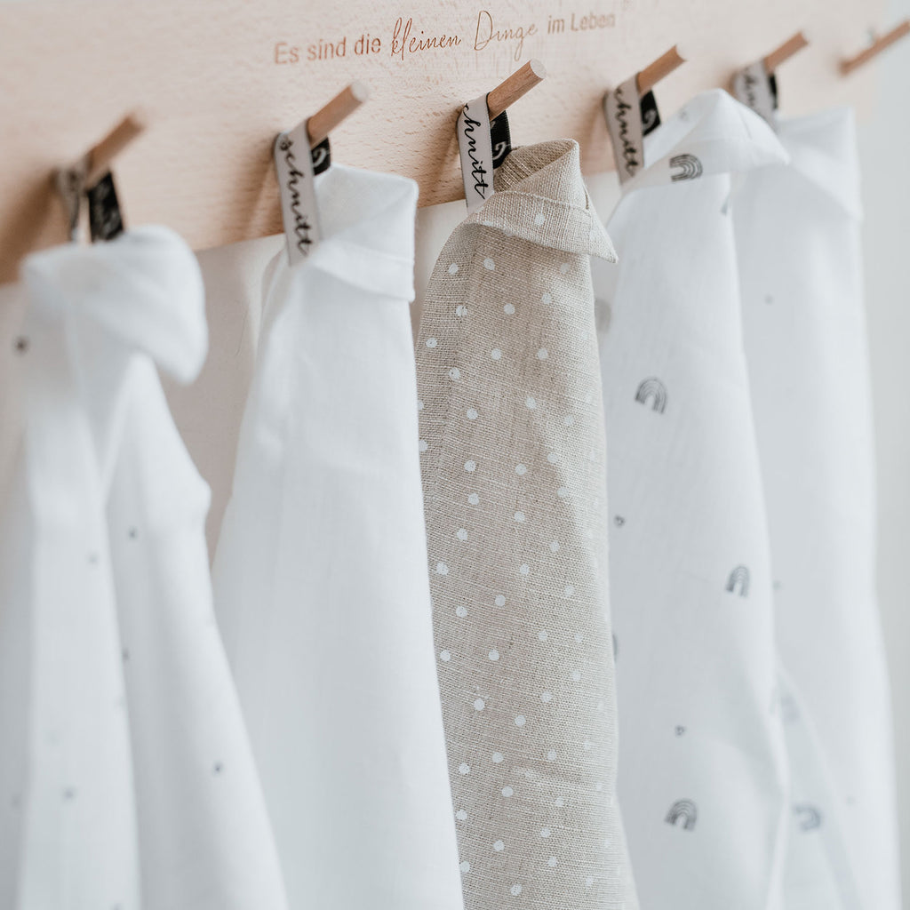 Leinen Geschirrtücher Sprüche 2er Set