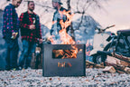 Beer Box Feuerkorb schwarz