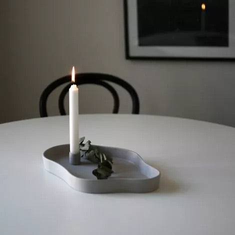 Vänern, weiße Kerzenplatte