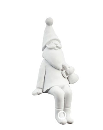 Nisse , weiß mit Trompete