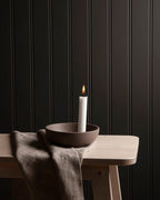 Lidatorp small Brown Candlestick