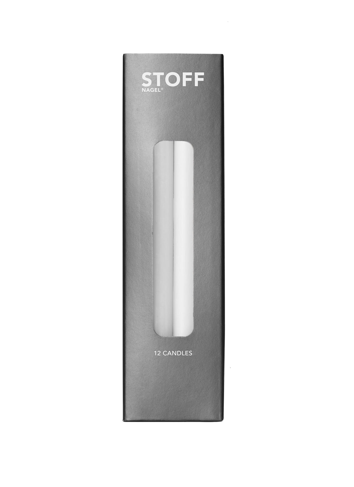 Stoff Nagel Kerzen 12er Set – Zeitlos
