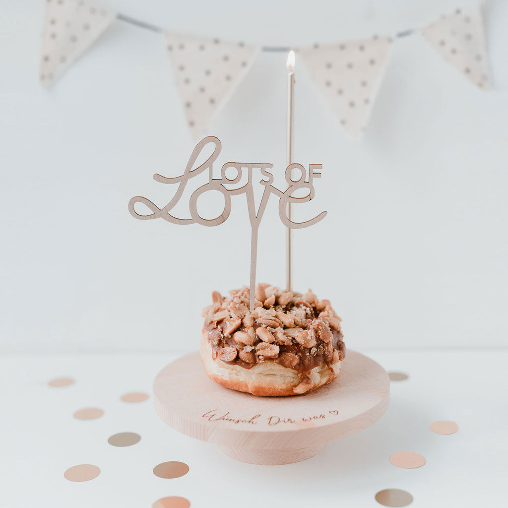 Cake Topper Lots of Love