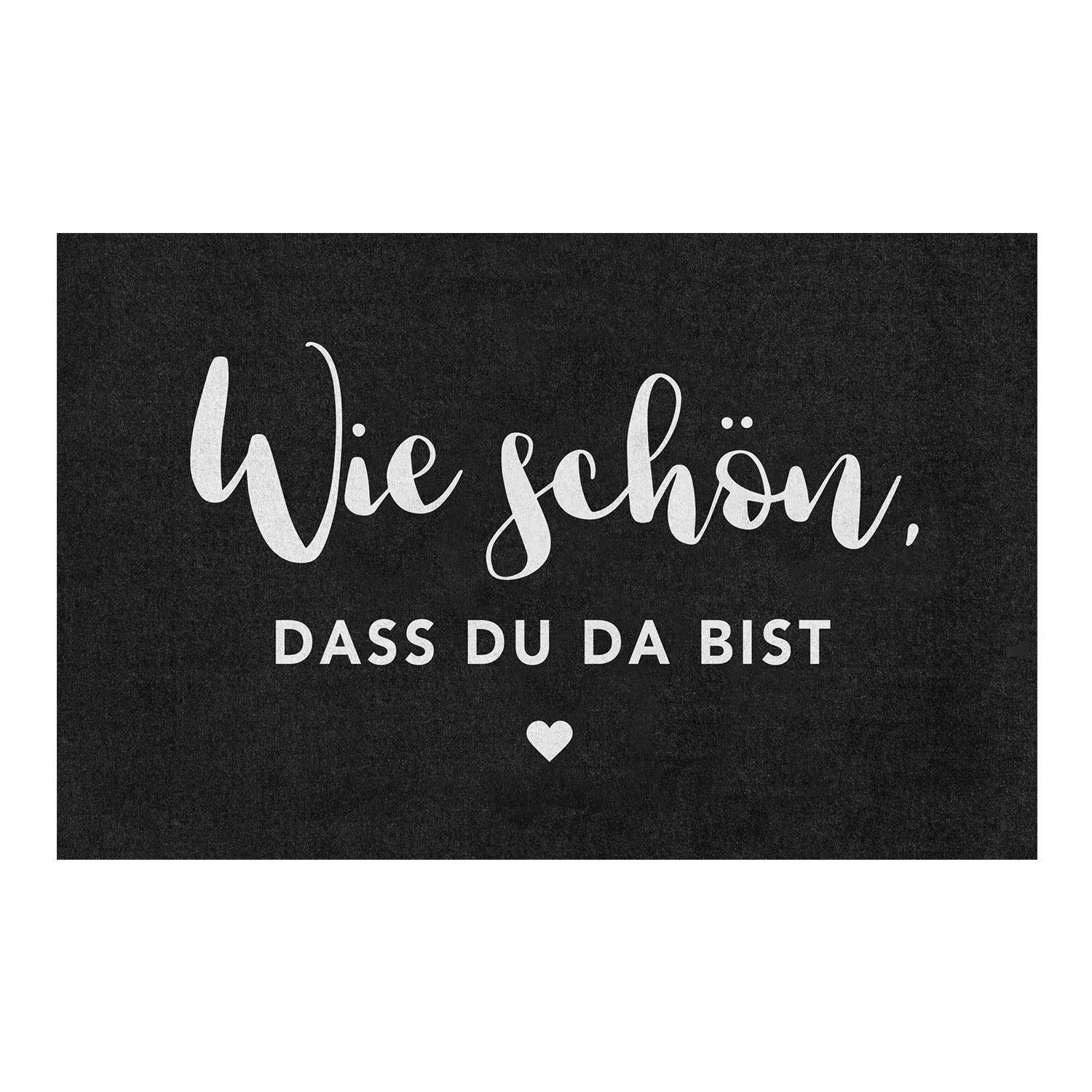 Fußmatte Wie schön waschbar