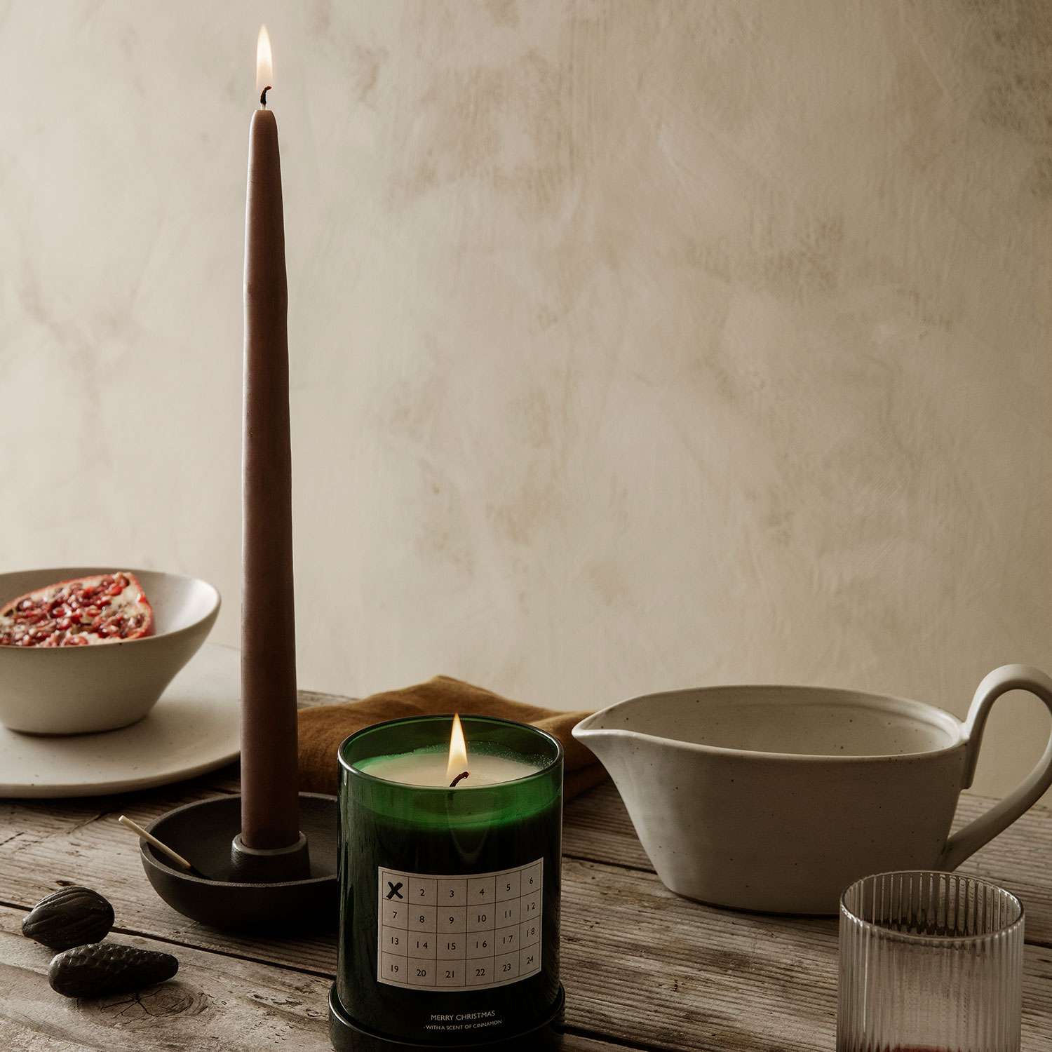 Bowl Candle Holder Brass Single