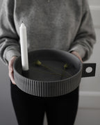 Lidaby Large White candlestick