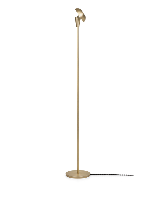Tiny Floor Lamp Brass