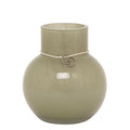 Glasvase rund green