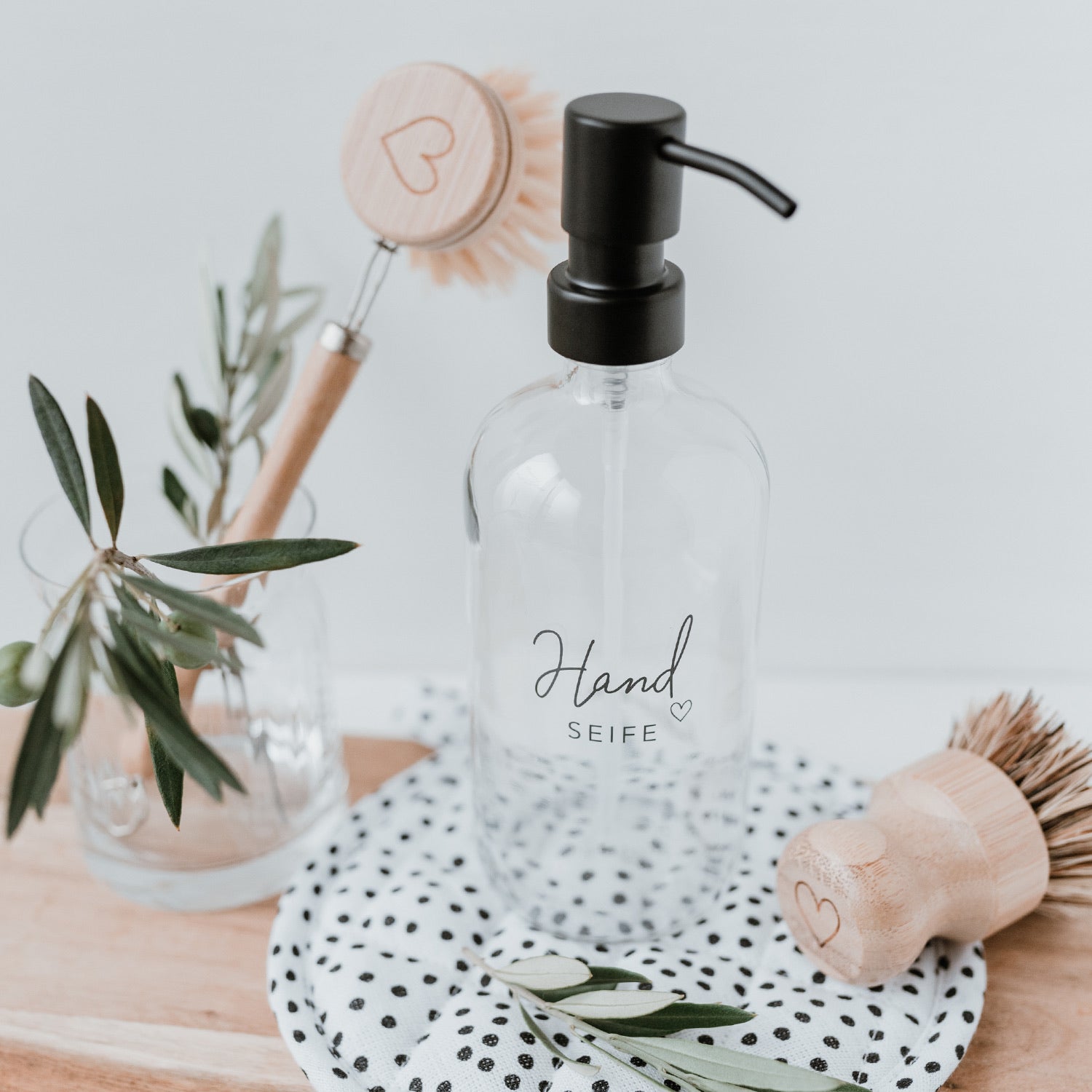 Seifenspender Handseife transparent