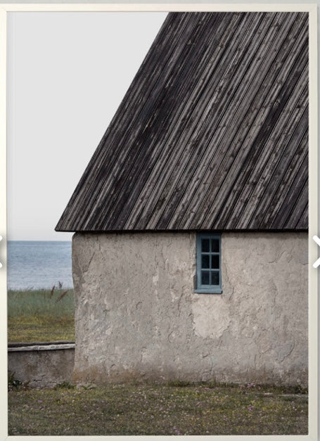 Blue Window Poster 50x70