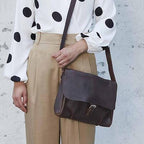 Bag, Flora & Fauna, Dark Brown used look