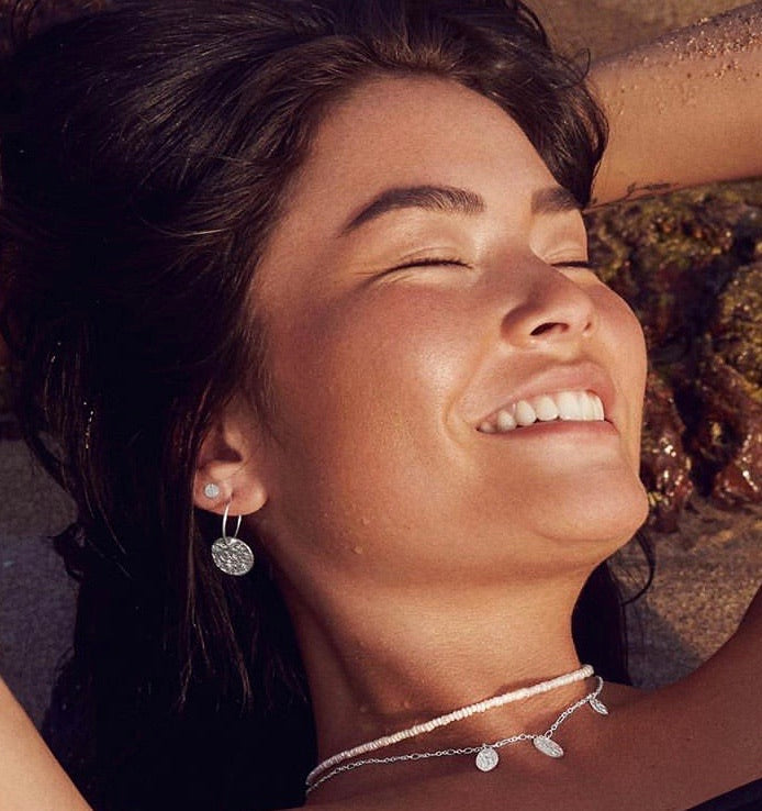 Baroque Pearl Necklace silber/vergoldet