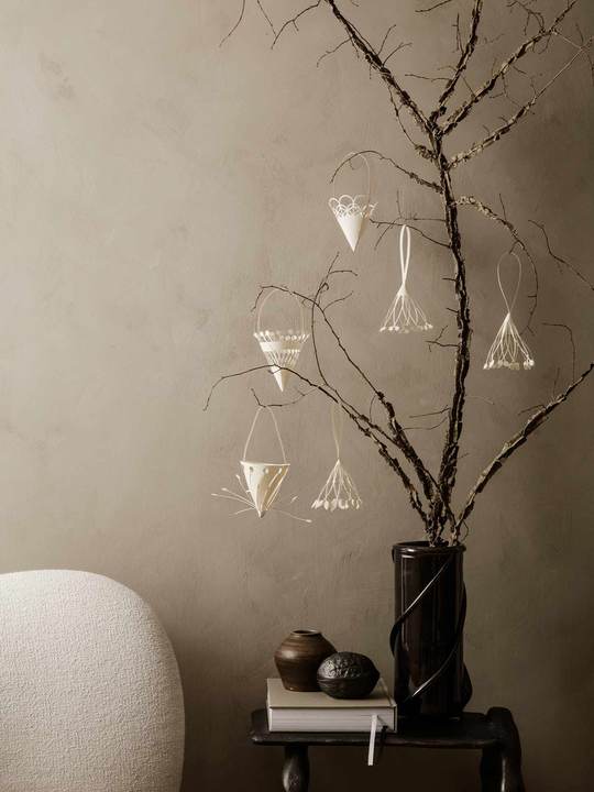 Christmas Paper Tassels 3er Set