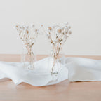 Leinentischläufer weiß