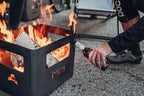 Beer Box Feuerkorb schwarz