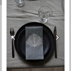 Almo table cloth Greige 140x250cm