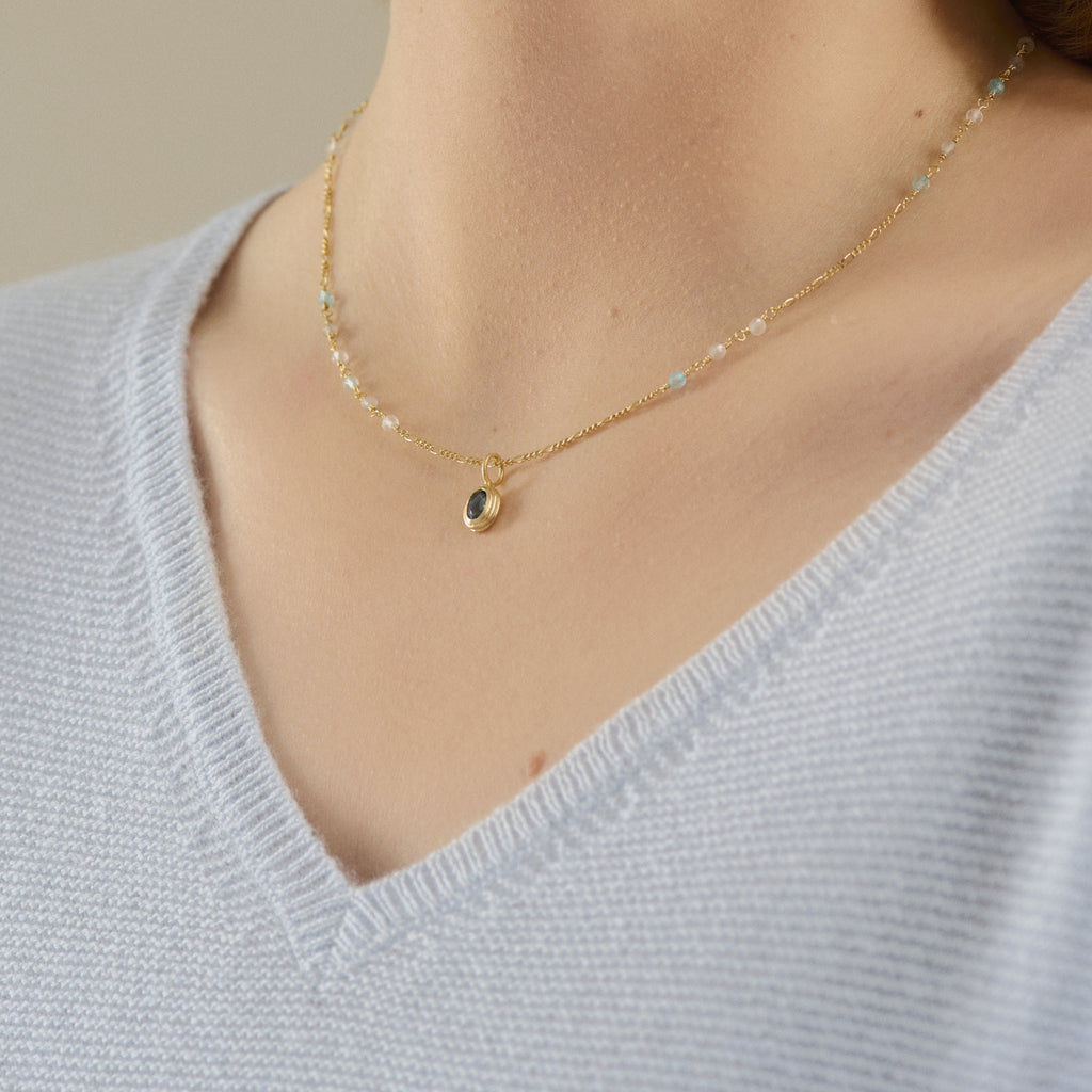 Hellir Blue ICE Necklace