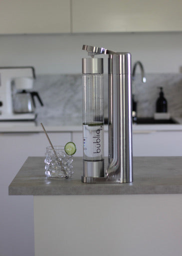 Bubliq Wassersprudler silber