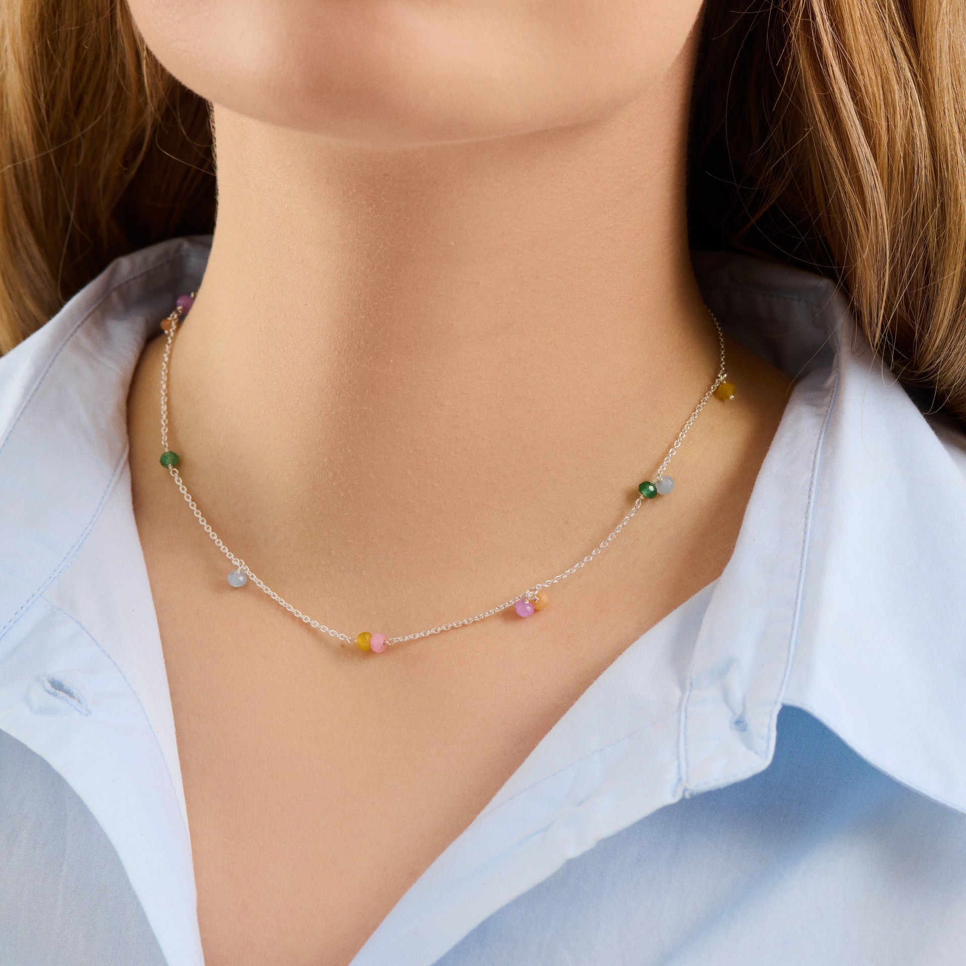 Meadow Necklace Silber