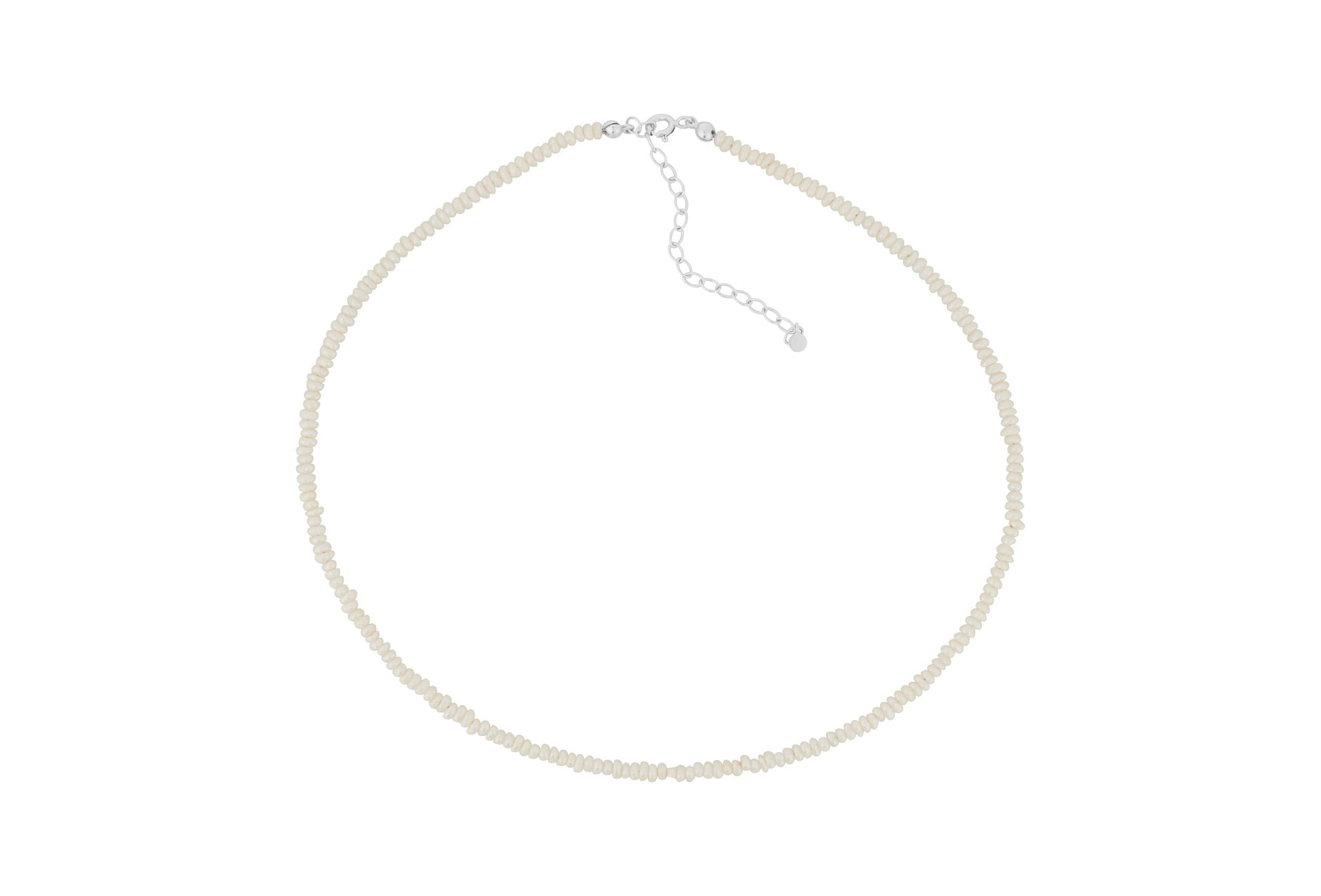 Baroque Pearl Necklace silber/vergoldet